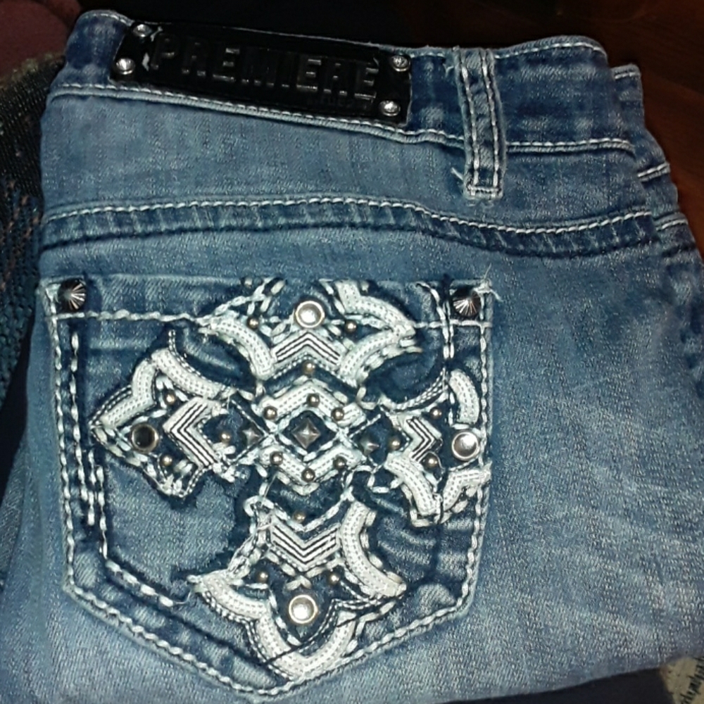 SIZE 7/8R "PREMIERE" SUPER SKINNY JEANS